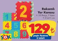 RAKAMLI YER KAROSU OYUNCAK